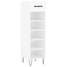 Schoenenkast 30X35X105 Cm Bewerkt Hout Wit