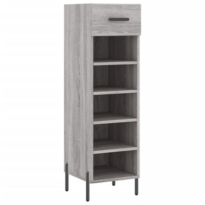 Schoenenkast 30X35X105 Cm Bewerkt Hout Grijs Sonoma Eikenkleur