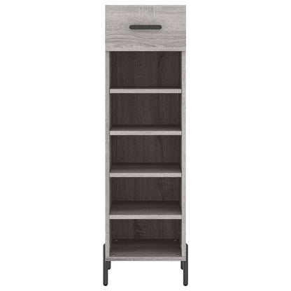 Schoenenkast 30X35X105 Cm Bewerkt Hout Grijs Sonoma Eikenkleur