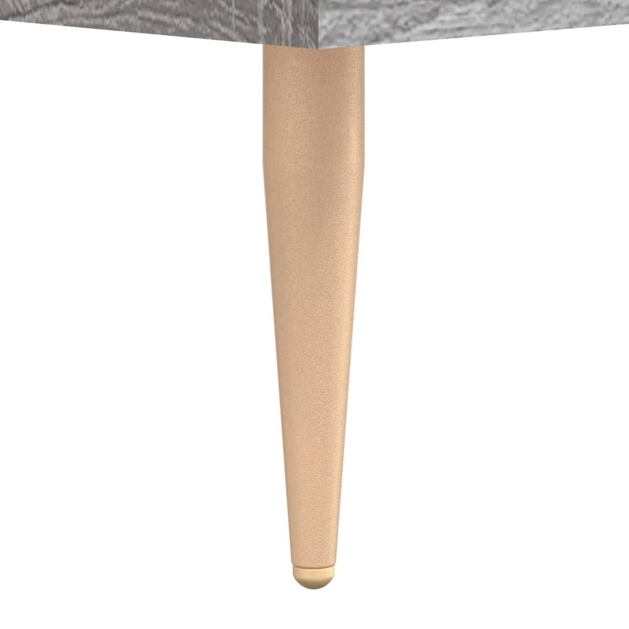 Hoge Kast 69,5X31X115 Cm Bewerkt Hout Eikenkleurig Grijs sonoma