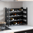 Wine Rack for 24 Bottles Stackable PP
