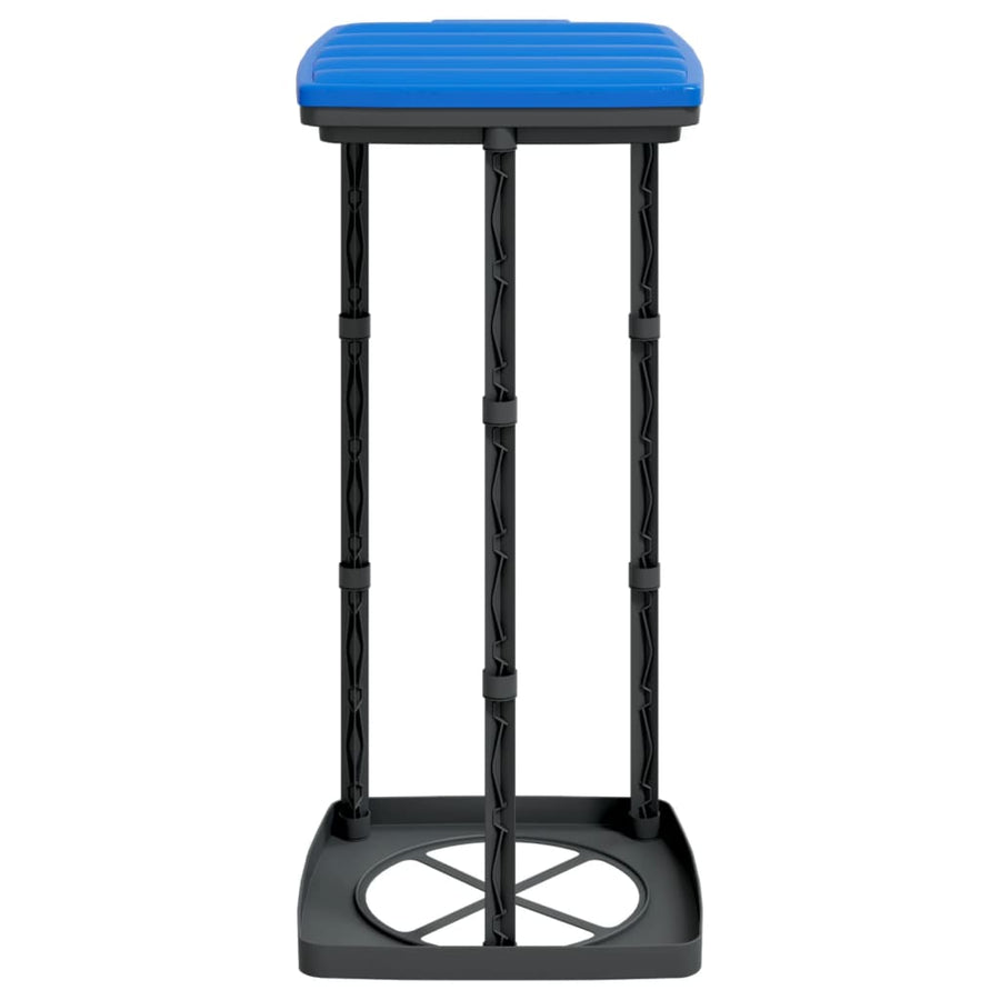 Vuilniszakhouders 2 St Pp Zwart En Blauw 60 l