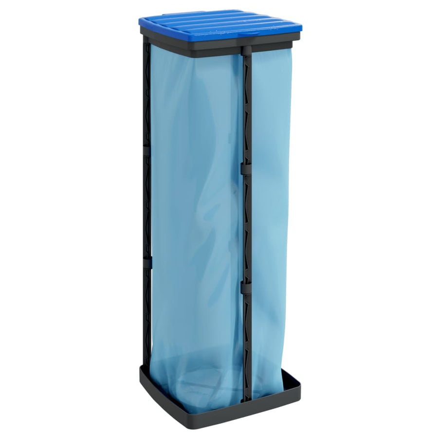 Vuilniszakhouders 2 St 120 L Pp Zwart En Blauw