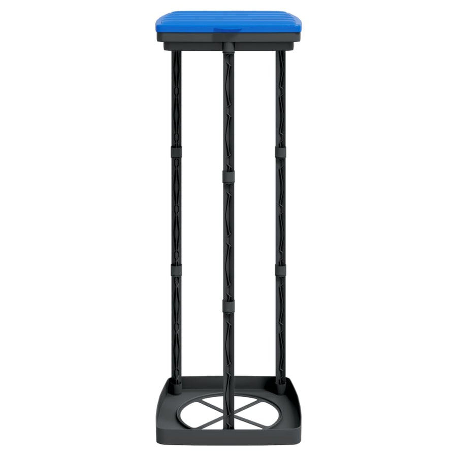 Vuilniszakhouders 2 St 120 L Pp Zwart En Blauw