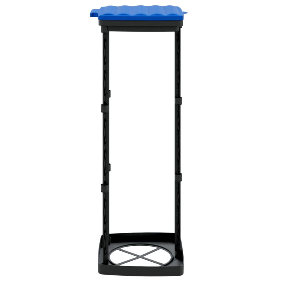 Vuilniszakhouders 2 St 120 L Pp Zwart En Blauw