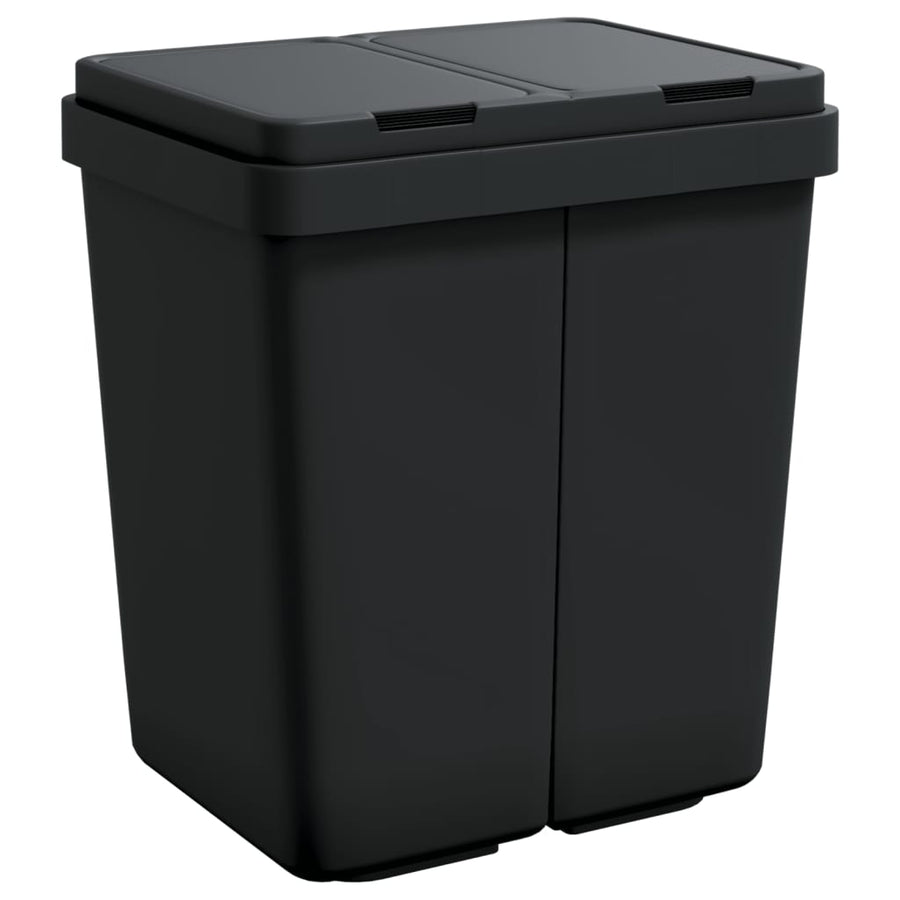 Dubbele Vuilnisbak 2X25 L Kleurig