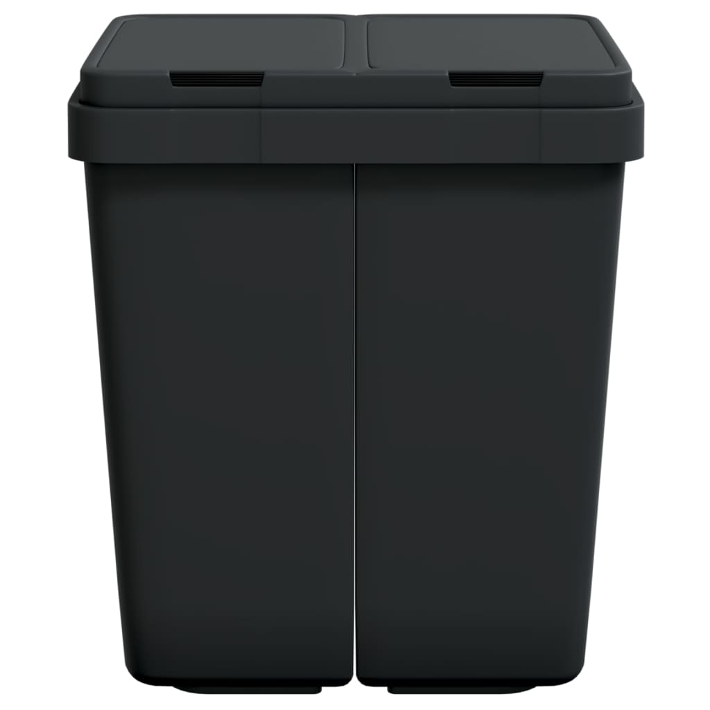 Dubbele Vuilnisbak 2X25 L Kleurig