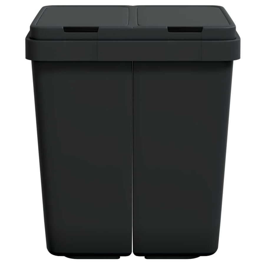 Dubbele Vuilnisbak 2X25 L Kleurig