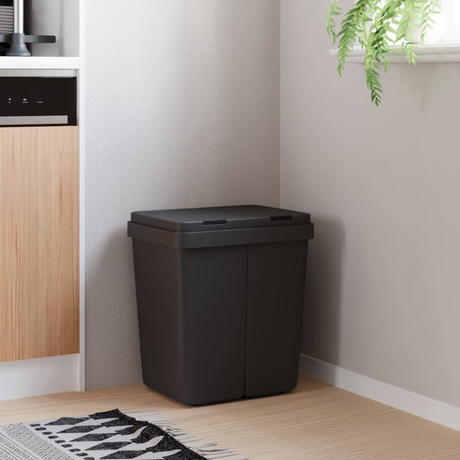 Dubbele Vuilnisbak 2X25 L Kleurig
