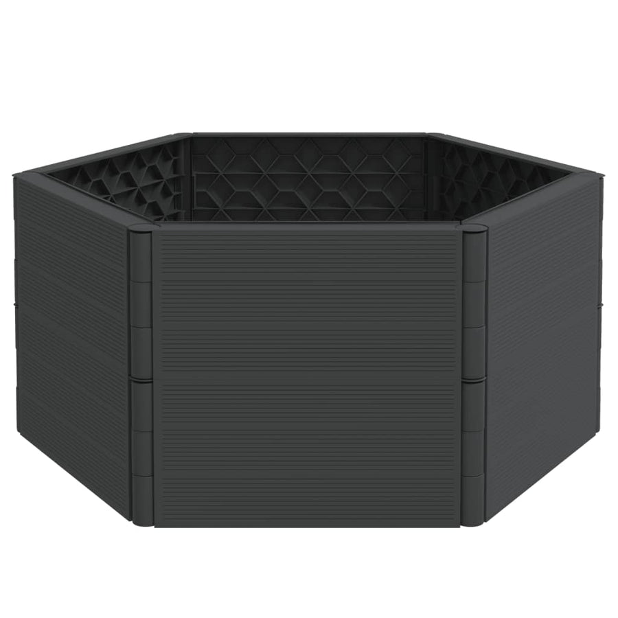 Plantenbak Pp Antracietkleurig