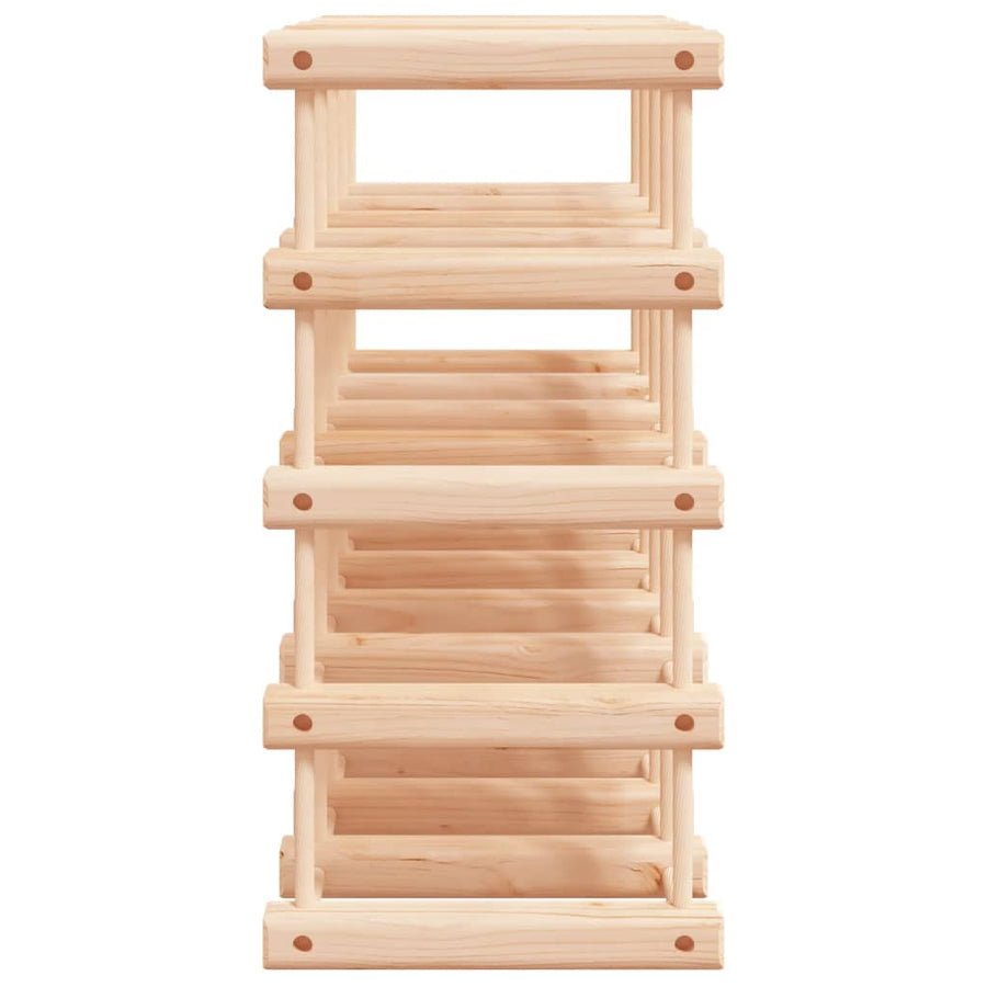 Wijnrek Voor 20 Flessen 46,5X23X46,5 Cm Massief Grenenhout