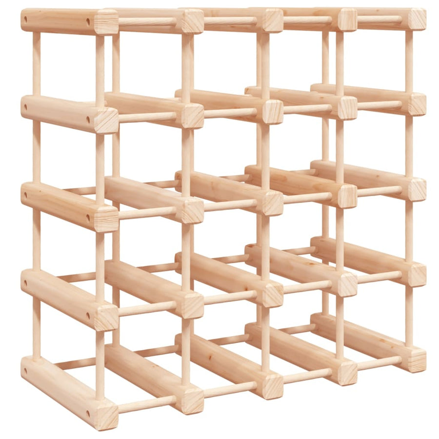 Wijnrek Voor 20 Flessen 46,5X23X46,5 Cm Massief Grenenhout