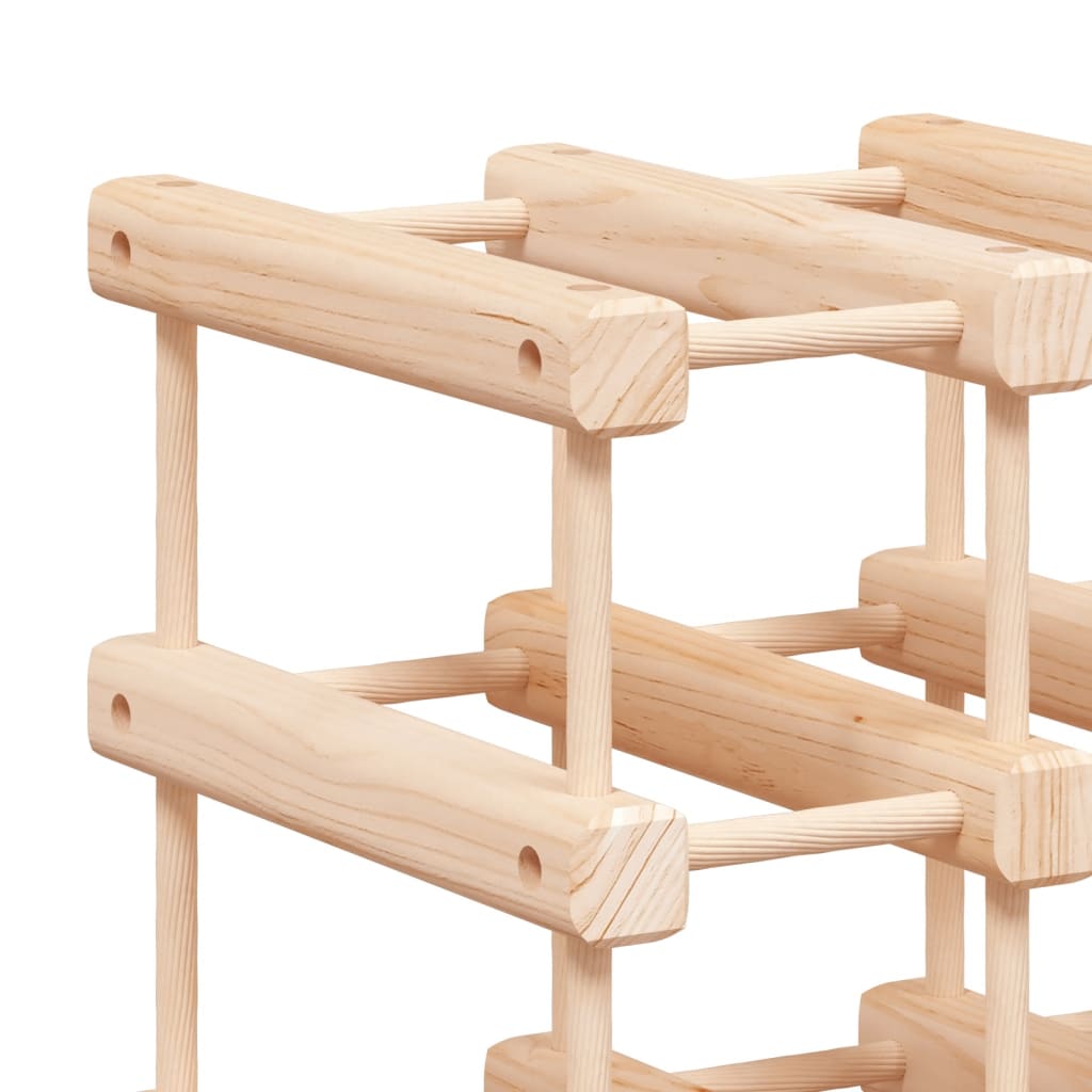 Wijnrek Voor 20 Flessen 46,5X23X46,5 Cm Massief Grenenhout