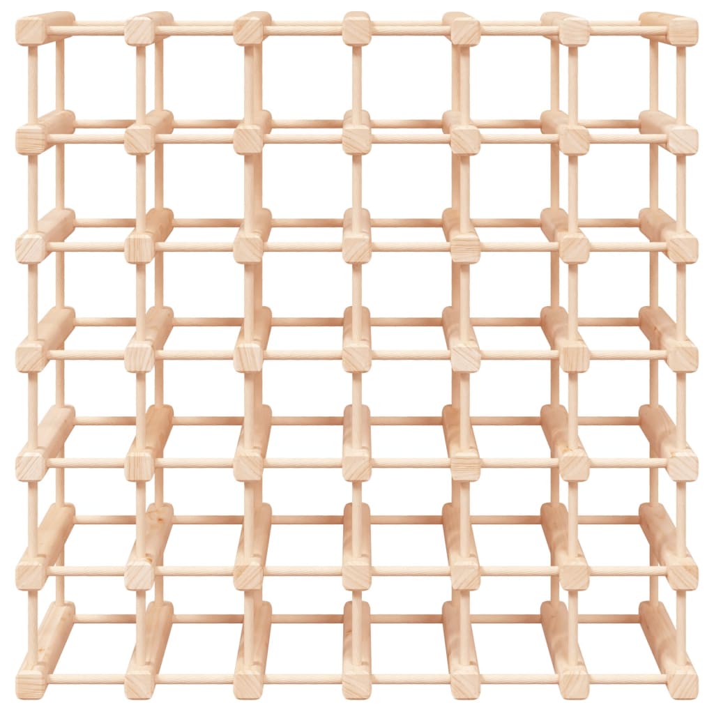 Wijnrek Voor 42 Flessen 68,5X23X68,5 Cm Massief Grenenhout
