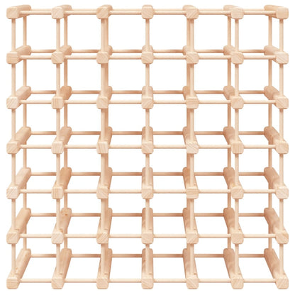 Wijnrek Voor 42 Flessen 68,5X23X68,5 Cm Massief Grenenhout