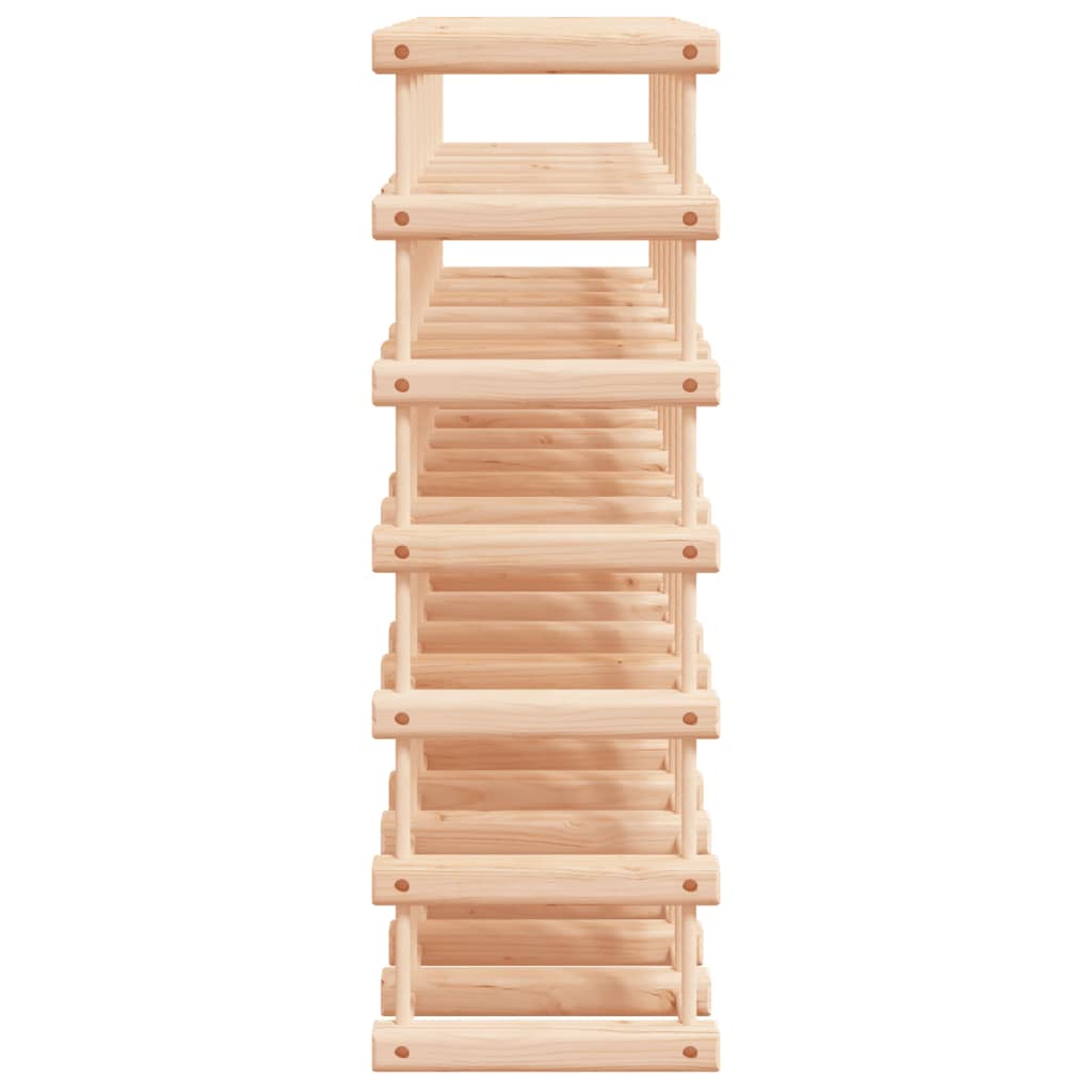 Wijnrek Voor 42 Flessen 68,5X23X68,5 Cm Massief Grenenhout