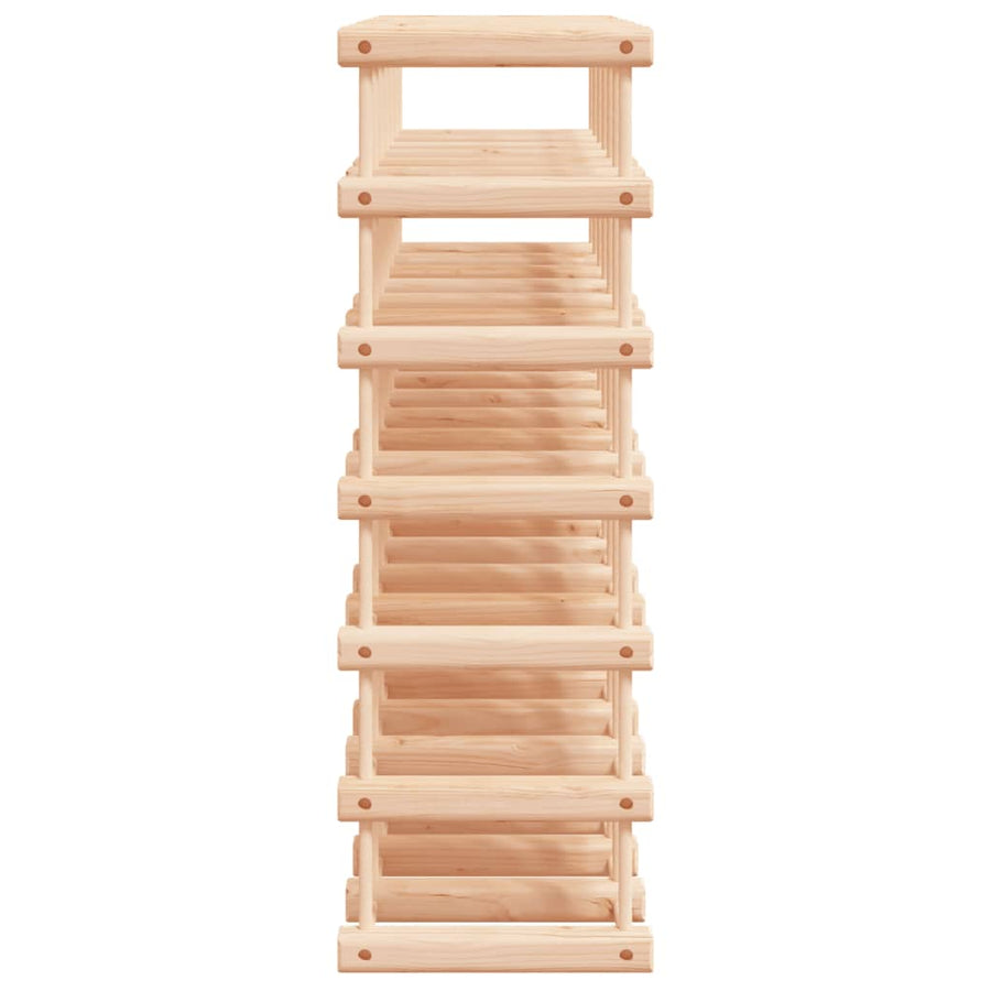 Wijnrek Voor 42 Flessen 68,5X23X68,5 Cm Massief Grenenhout