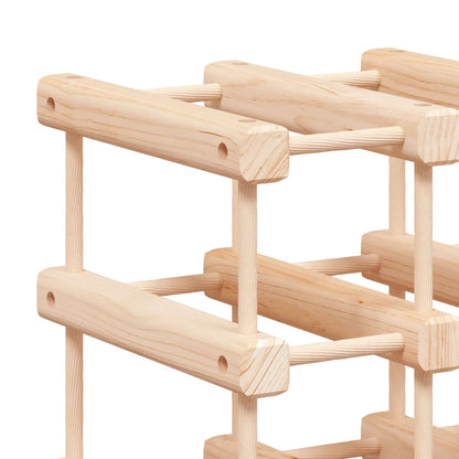 Wijnrek Voor 42 Flessen 68,5X23X68,5 Cm Massief Grenenhout