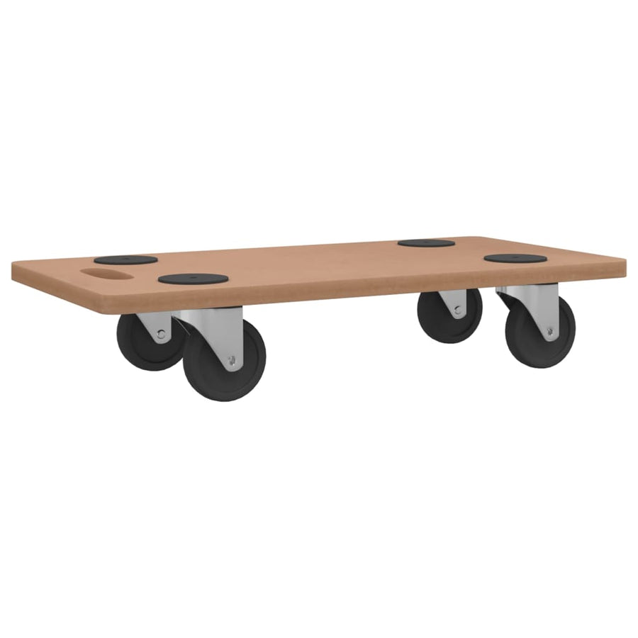Meubelhondjes Rechthoekig Bewerkt Hout 6 57.5 x 29 cm