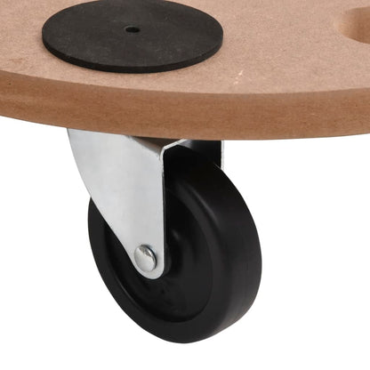 Meubelhondjes Rechthoekig Bewerkt Hout 2 Ø 38 cm