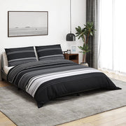 Dekbedovertrekset 200x200 cm katoen zwart wit
