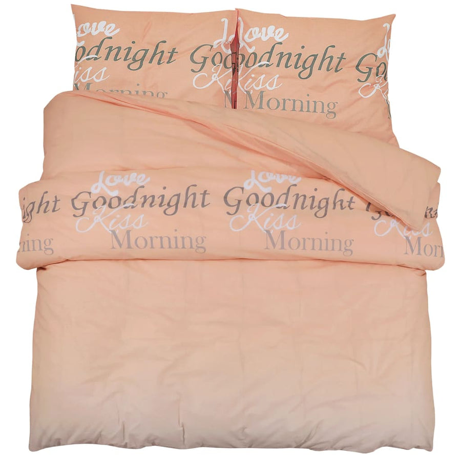 Dekbedovertrekset 260X220 Cm Katoen Roze