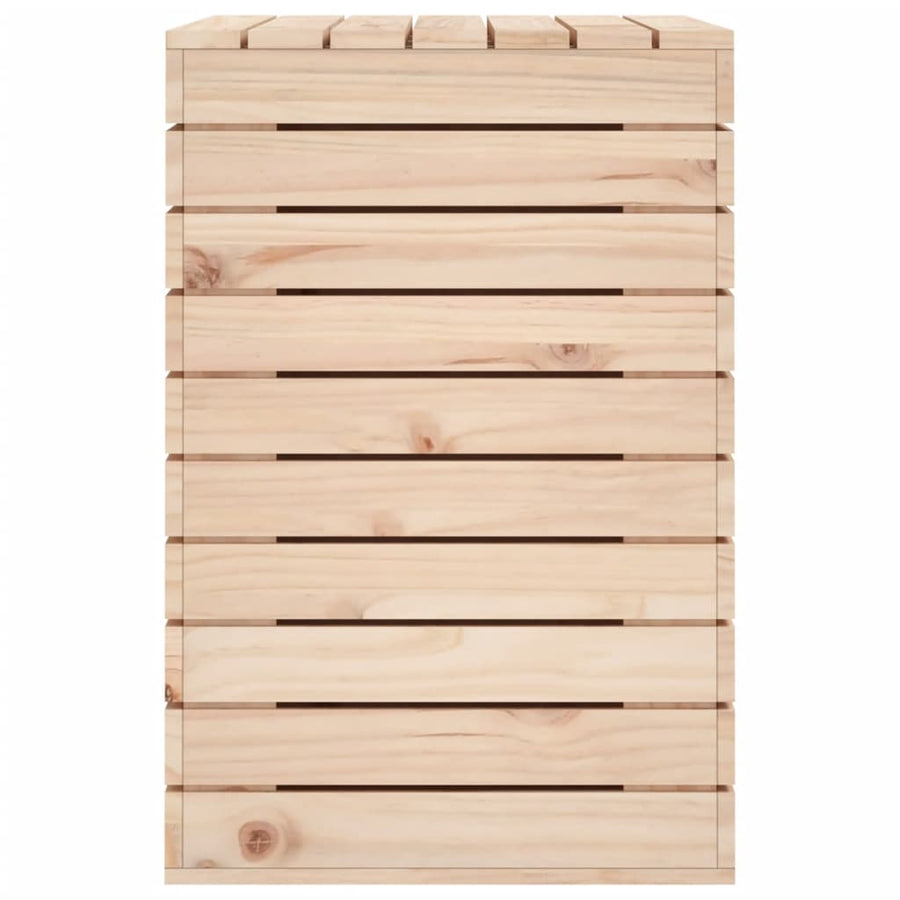 Wasmand 88,5x44x66 cm massief grenenhout