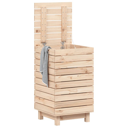 Wasmand Massief Grenenhout 44 x 44 x 76 cm