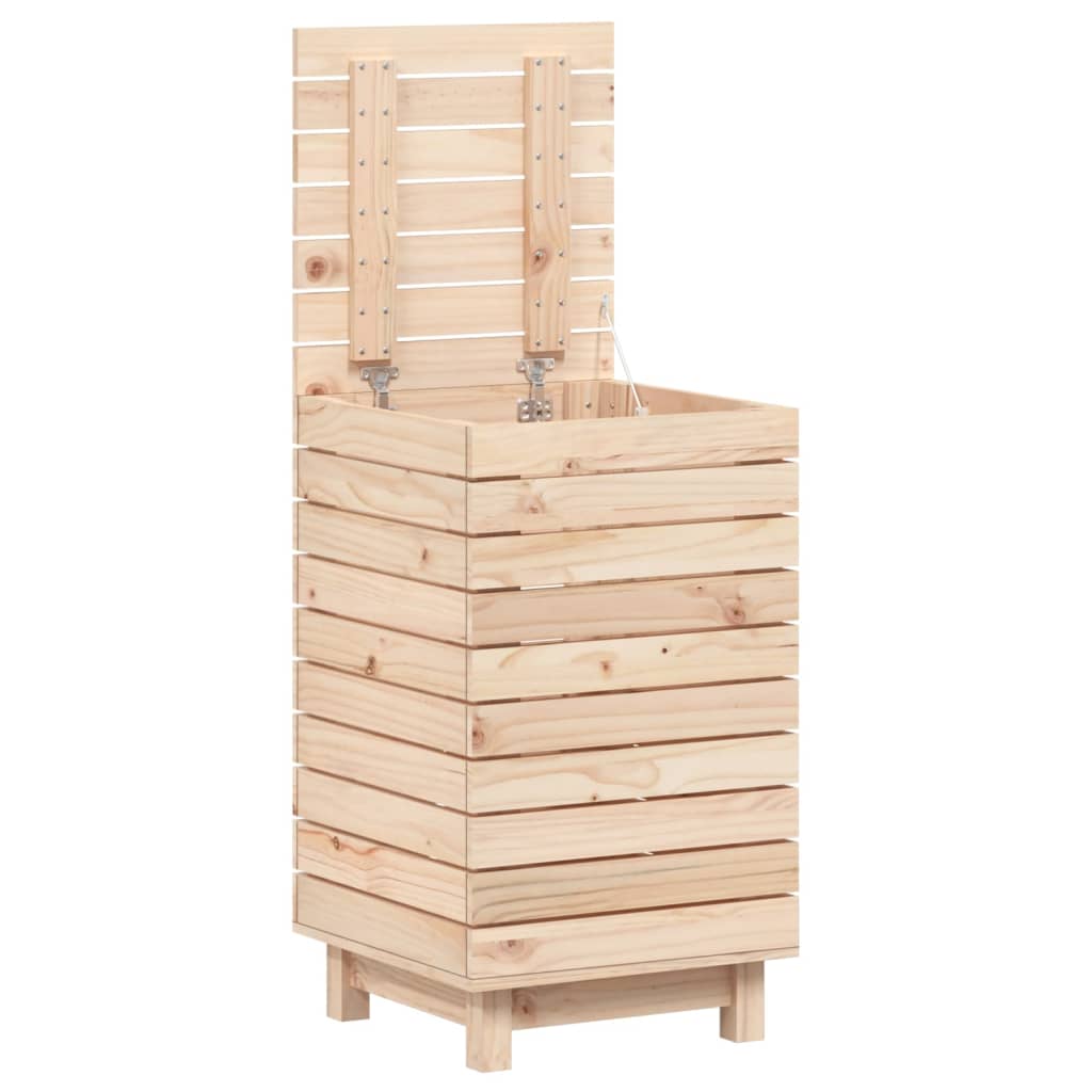 Wasmand Massief Grenenhout 44 x 44 x 76 cm