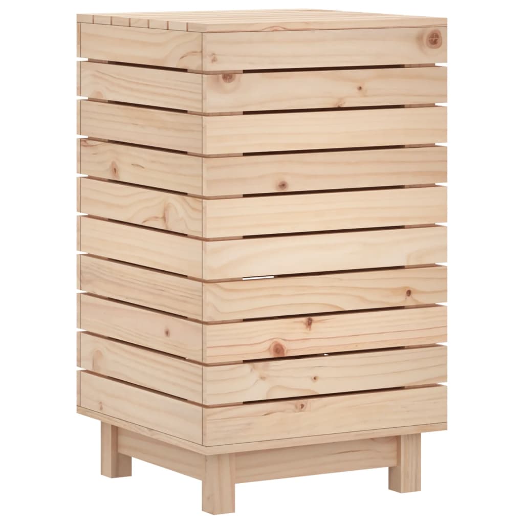 Wasmand Massief Grenenhout 44 x 44 x 76 cm