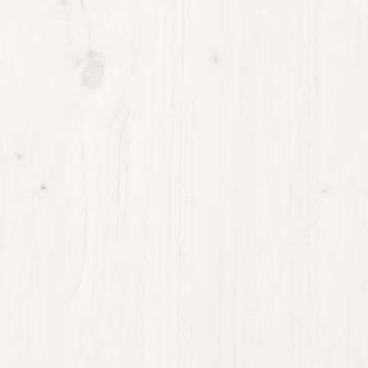 Wasmand 88,5x44x76 cm massief grenenhout wit