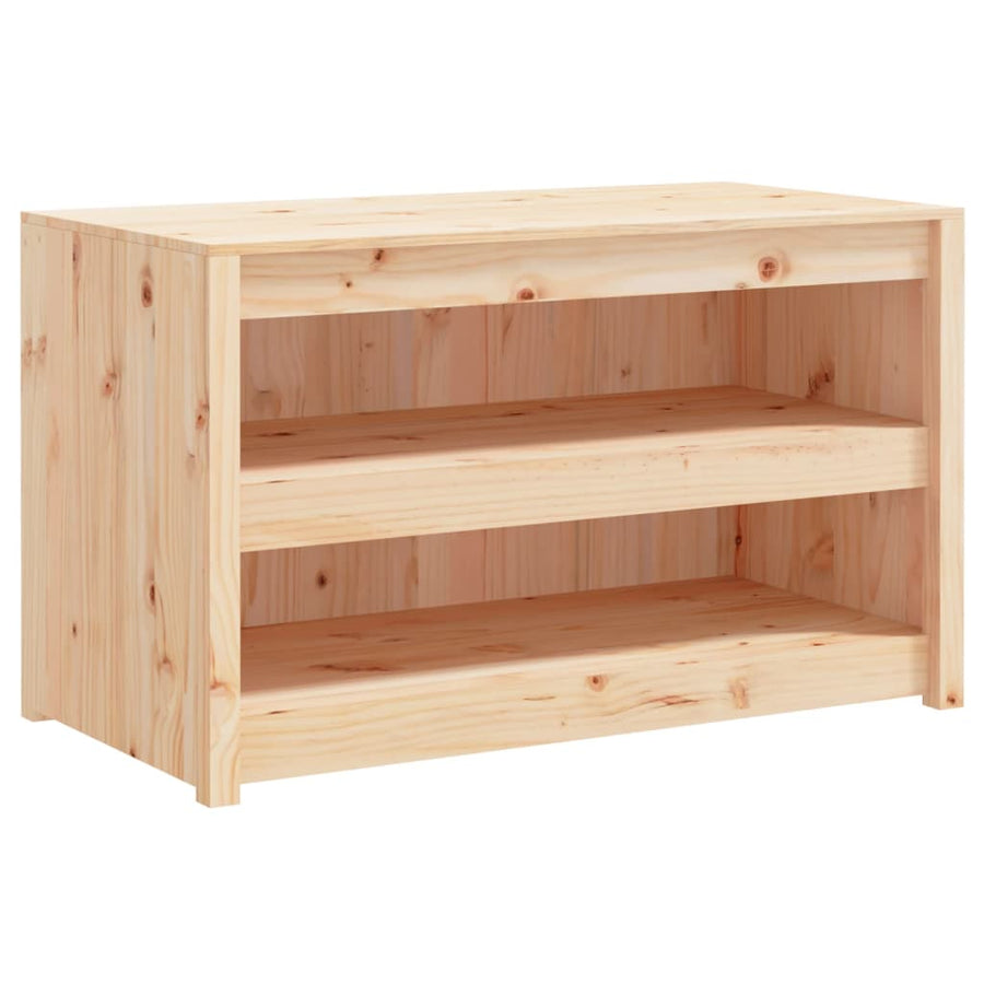 Keukenkast voor buiten 106x55x64 cm massief grenenhout 106 x 55 x 64 cm 2 schappen