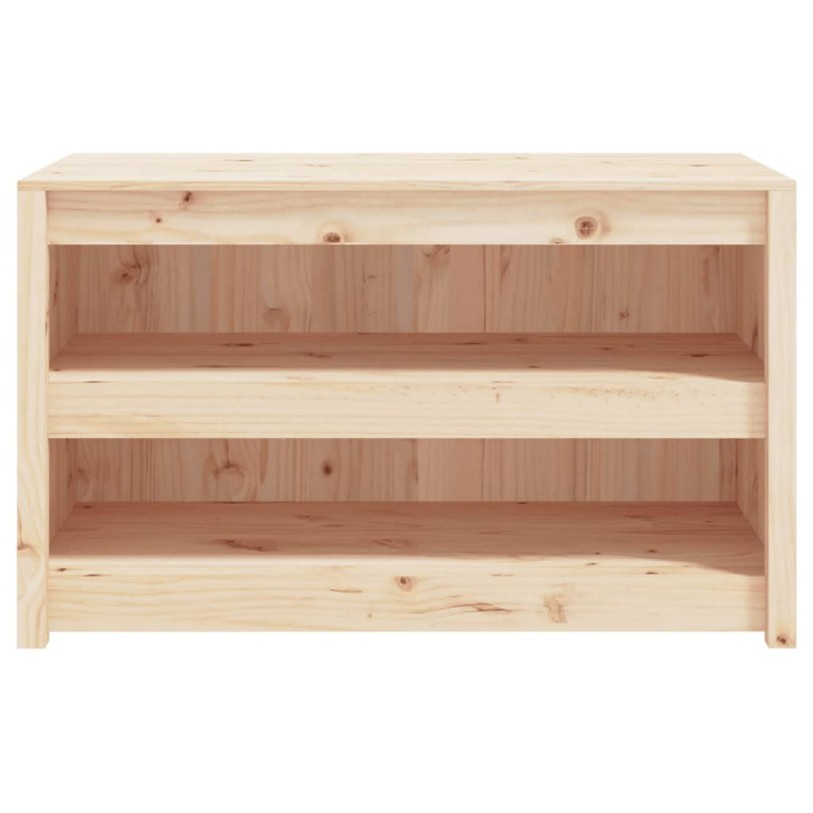 Keukenkast voor buiten 106x55x64 cm massief grenenhout 106 x 55 x 64 cm 2 schappen