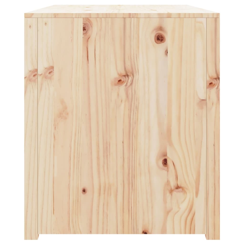 Keukenkast voor buiten 106x55x64 cm massief grenenhout 106 x 55 x 64 cm 2 schappen