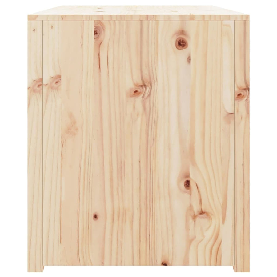 Keukenkast voor buiten 106x55x64 cm massief grenenhout 106 x 55 x 64 cm 2 schappen