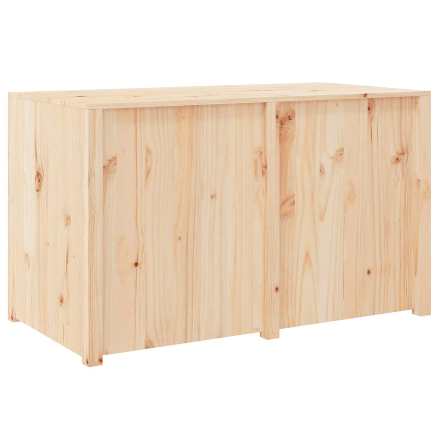 Keukenkast voor buiten 106x55x64 cm massief grenenhout 106 x 55 x 64 cm 2 schappen