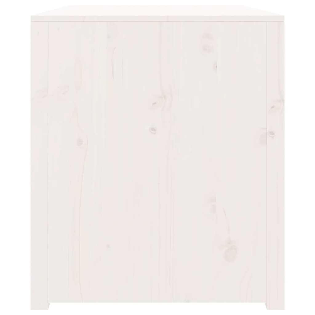 Keukenkast Voor Buiten 106X55X64 Cm Massief Grenenhout Wit