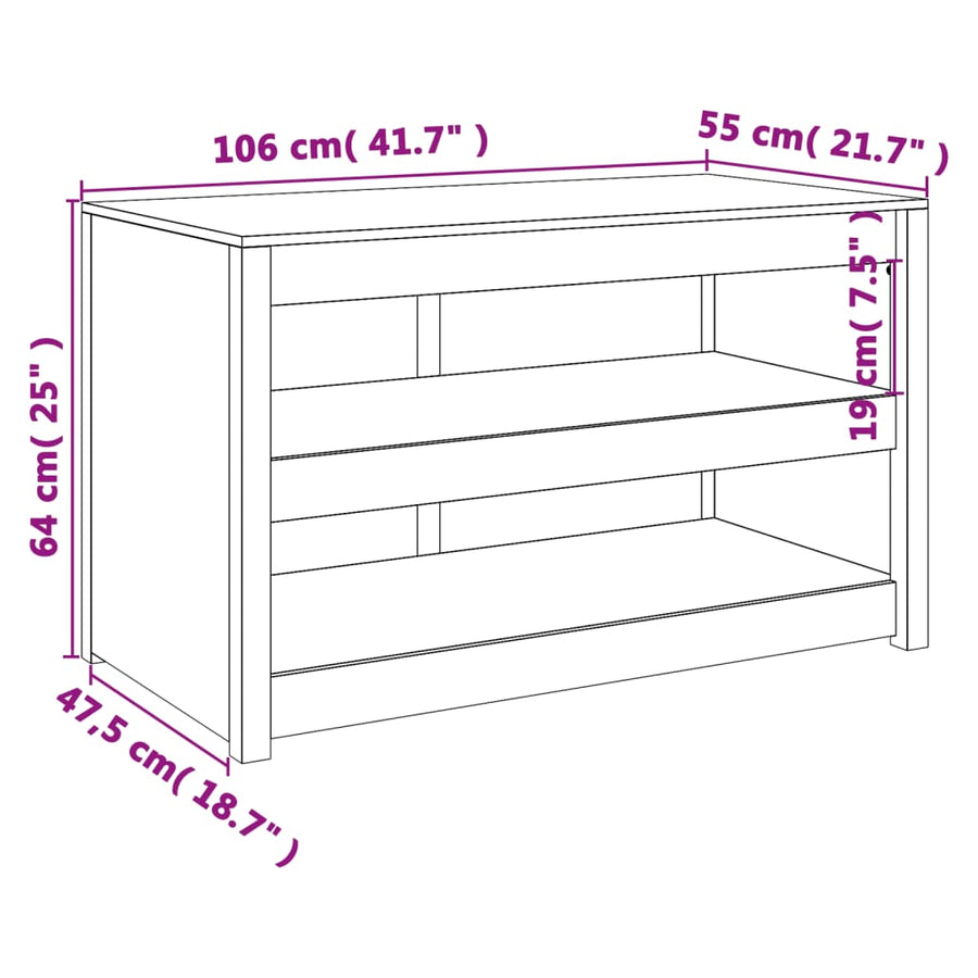 Keukenkast Voor Buiten 106X55X64 Cm Massief Douglashout