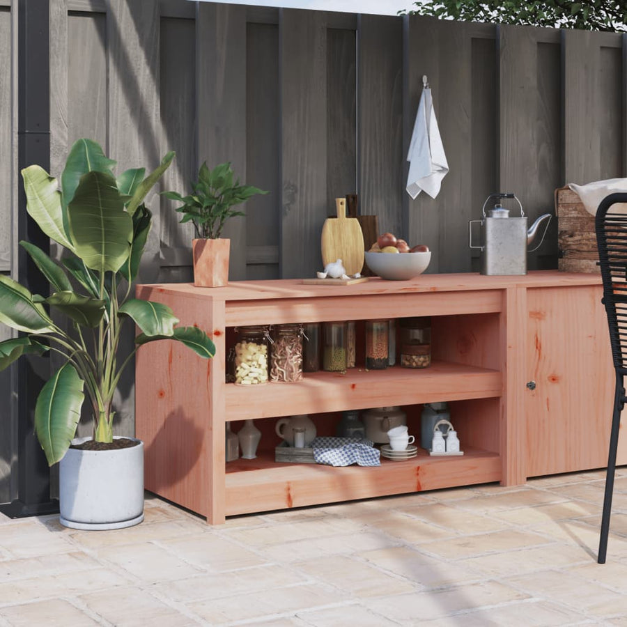 Keukenkast Voor Buiten 106X55X64 Cm Massief Douglashout