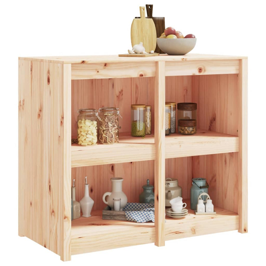Keukenkast Voor Buiten 106X55X92 Cm Massief Grenenhout