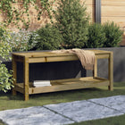 Tuinbank 108x35x45 cm geïmpregneerd grenenhout
