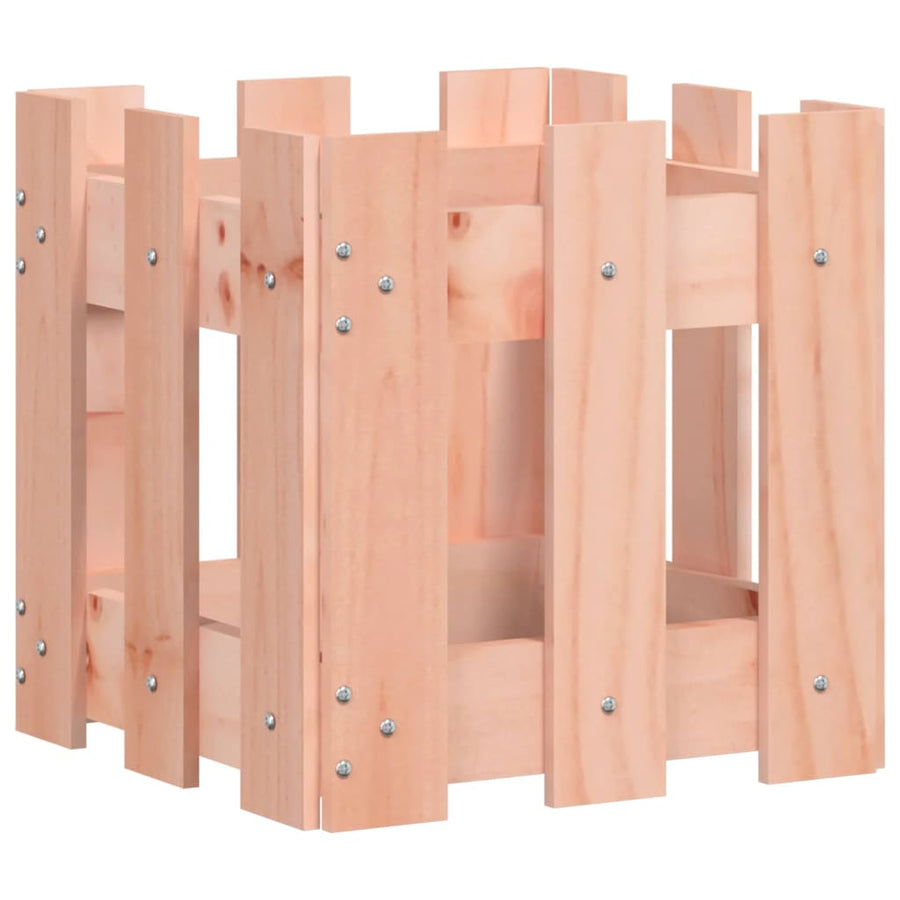 Plantenbak Met Hekontwerp 30X30X30 Cm Massief Dougashout
