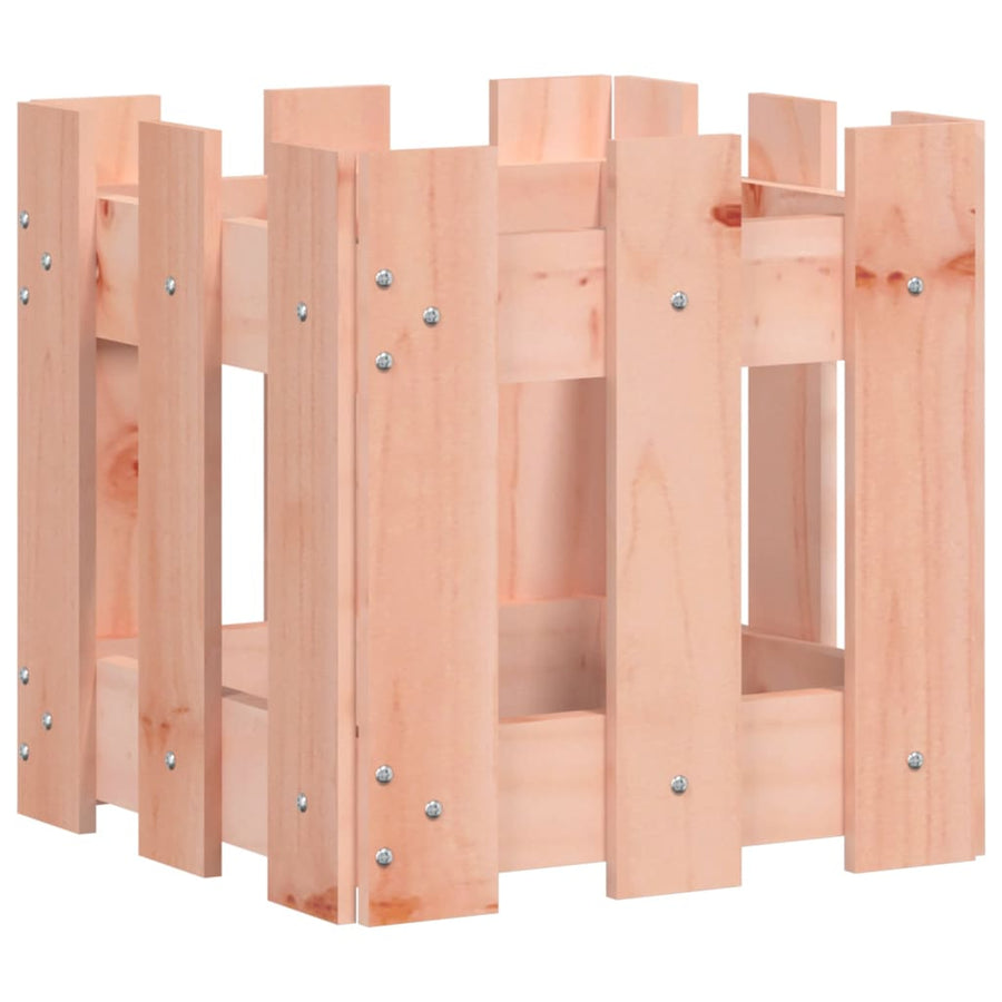 Plantenbak Met Hekontwerp 30X30X30 Cm Massief Dougashout