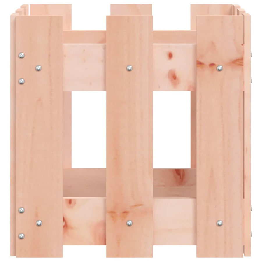 Plantenbak Met Hekontwerp 30X30X30 Cm Massief Dougashout