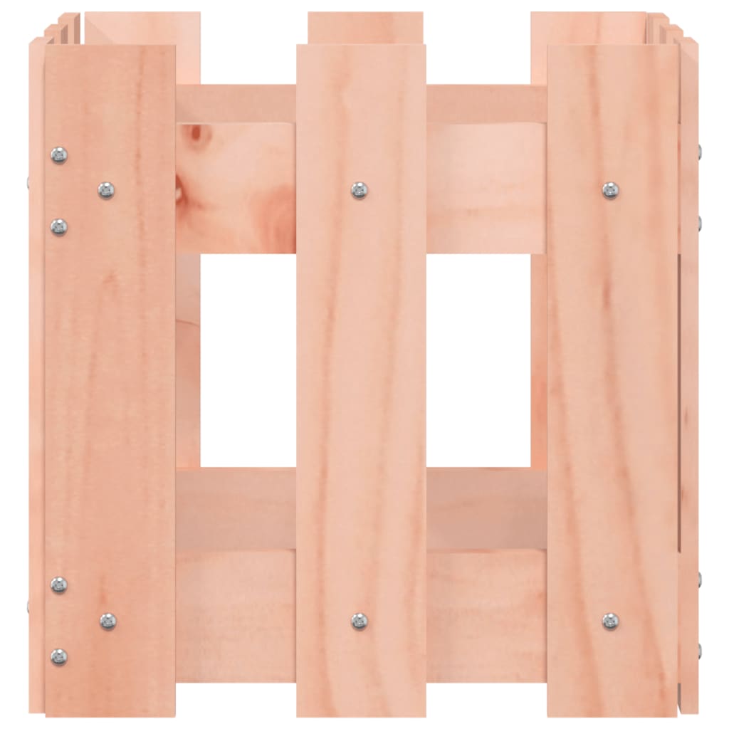 Plantenbak Met Hekontwerp 30X30X30 Cm Massief Dougashout