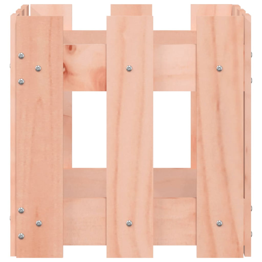 Plantenbak Met Hekontwerp 30X30X30 Cm Massief Dougashout