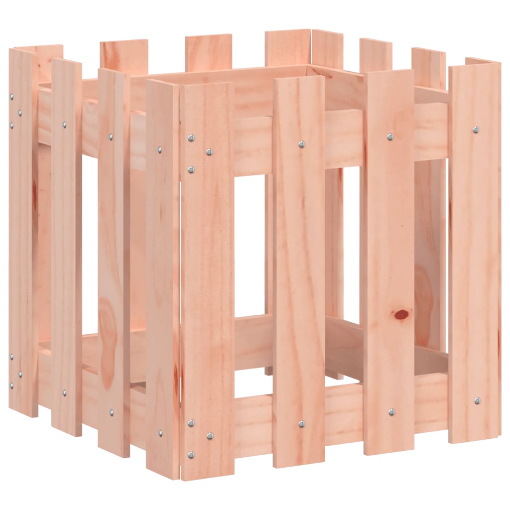 Plantenbak Met Hekontwerp 40X40X40 Cm Massief Douglashout