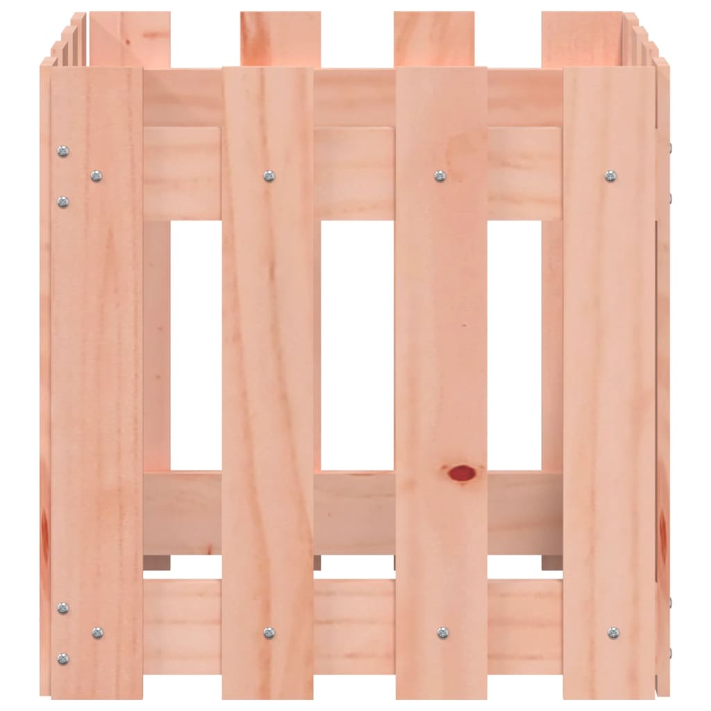 Plantenbak Met Hekontwerp 40X40X40 Cm Massief Douglashout