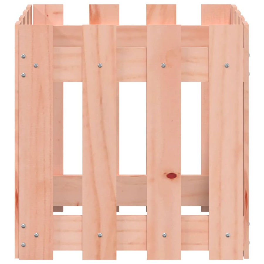 Plantenbak Met Hekontwerp 40X40X40 Cm Massief Douglashout