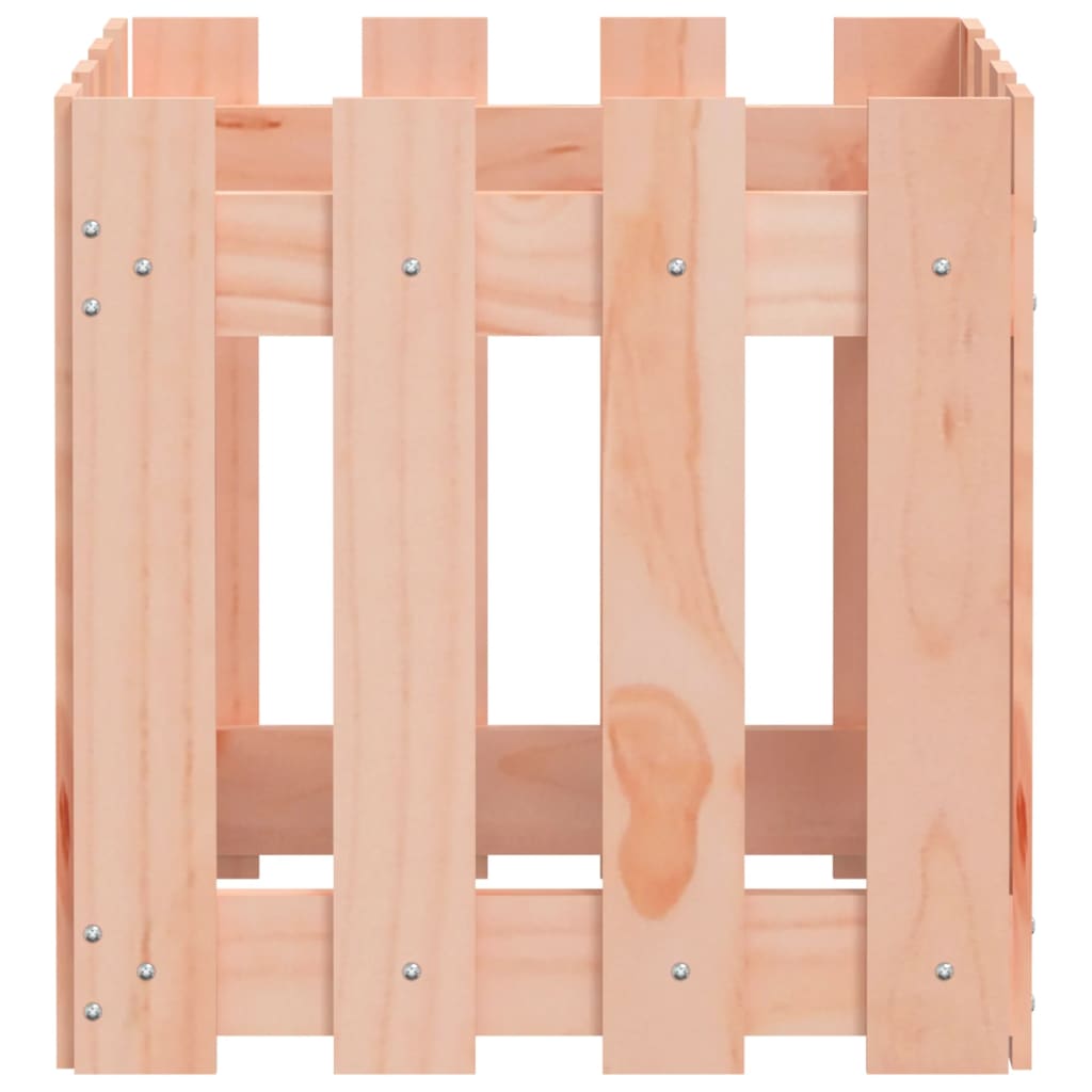 Plantenbak Met Hekontwerp 40X40X40 Cm Massief Douglashout